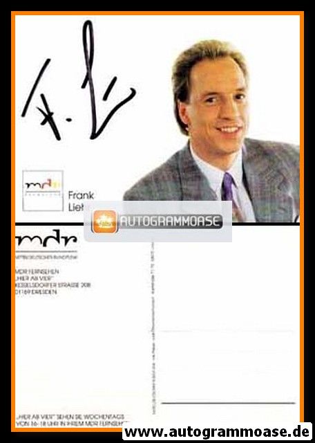 Autogramm TV | MDR | Frank LIEHR | 2000er "Hier Ab Vier"
