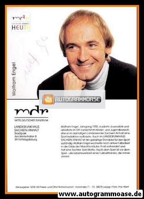 Autogramm TV | MDR Sachsen-Anhalt | Wolfram ENGEL | 2000er (Portrait Color)