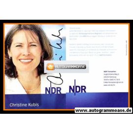 Autogramm TV | NDR | Christine KUBIS | 2000er (Portrait Color)