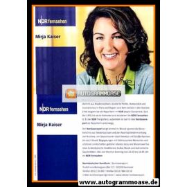 Autogramm TV | NDR | Mirja KAISER | 2000er "Nordseereport" (Garrels)