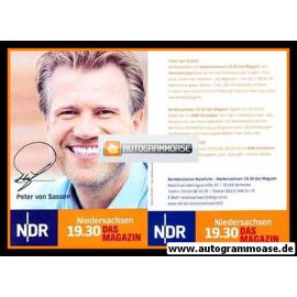 Autogramm TV | NDR | Peter VON SASSEN | 2000er "Niedersachsen Magazin" (Garrels)