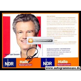 Autogramm TV | NDR | Peter VON SASSEN | 2000er "Hallo Niedersachsen"