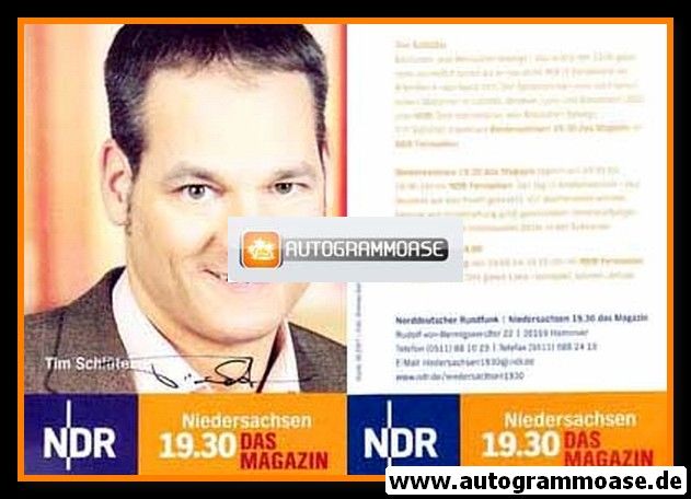 Autogramm TV | NDR | Tim SCHLÜTER | 2000er "Niedersachsen Magazin"