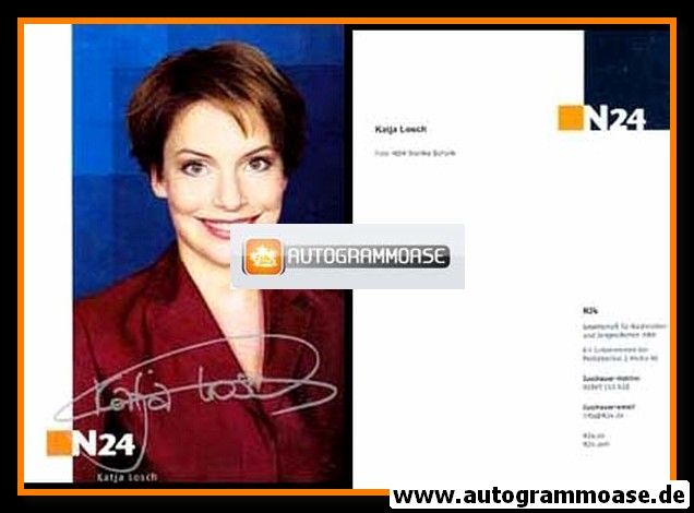 Autogramm TV | N24 | Katja LOSCH | 2000er (Portrait Color)