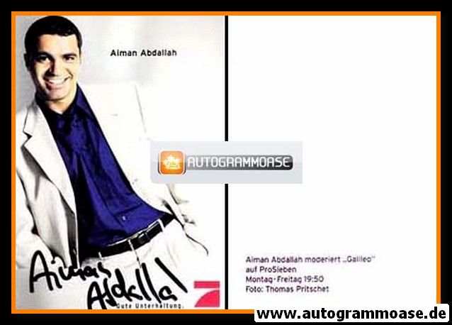 Autogramm TV | PRO7 | Aiman ABDALLAH | 2000er "Galileo"