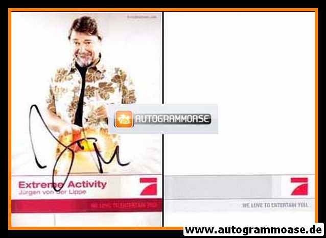 Autogramm TV | PRO7 | Jürgen VON DER LIPPE | 2000er (Extreme Activity)