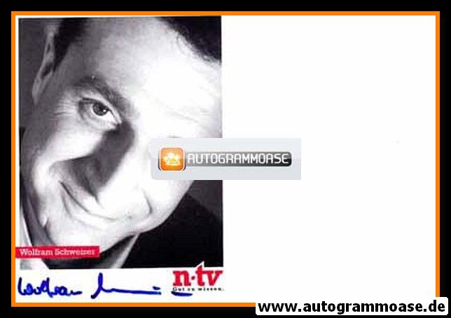 Autogramm TV | NTV | Wolfram SCHWEIZER | 2000er (Portrait SW)