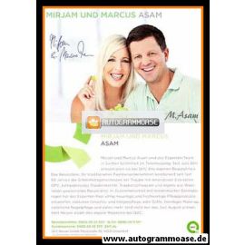 Autogramme TV | QVC | Mirjam + Marcus ASAM | 2010er (Portrait Color)
