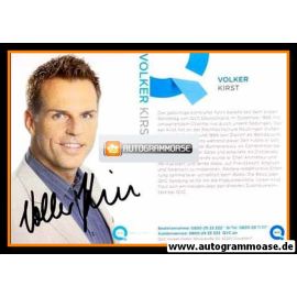 Autogramm TV | QVC | Volker KIRST | 2010er (Portrait Color) hellblau