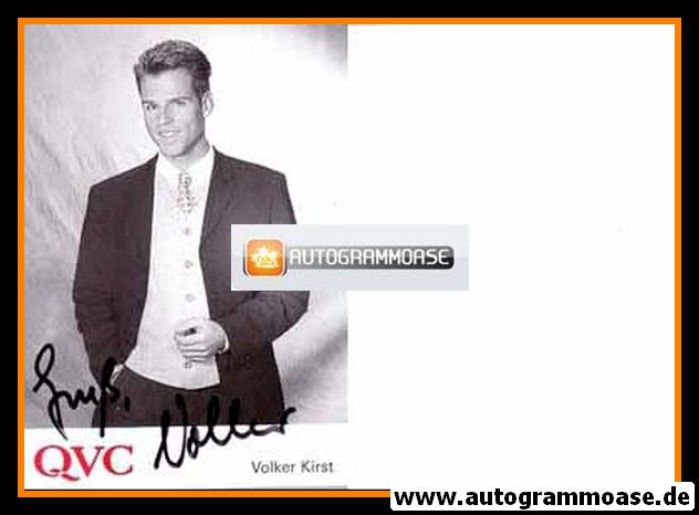 Autogramm TV | QVC | Volker KIRST | 2000er (Portrait SW)