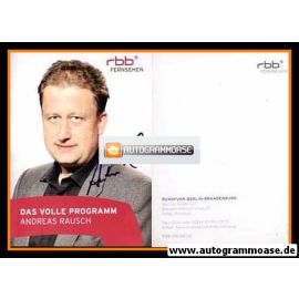 Autogramm TV | RBB | Andreas RAUSCH | 2010er (Portrait Color)