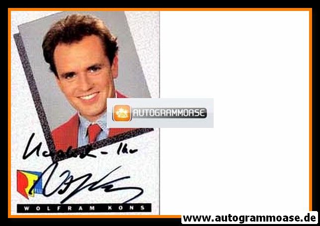 Autogramm TV | RTL | Wolfram KONS | 1990er (Portrait Color) 2