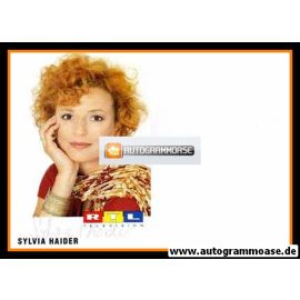 Autogramm TV | RTL | Sylvia HAIDER | 1990er (Portrait Color) Kirchhof