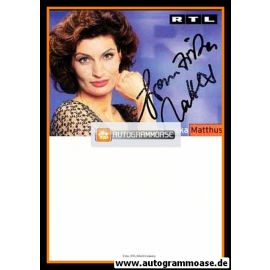 Autogramm TV | RTL | Franziska MATTHUS | 2000er (Portrait Color)