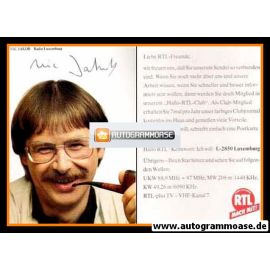 Autogramm TV | RTL Luxemburg | Nic JAKOB | 1990er (Portrait Color)