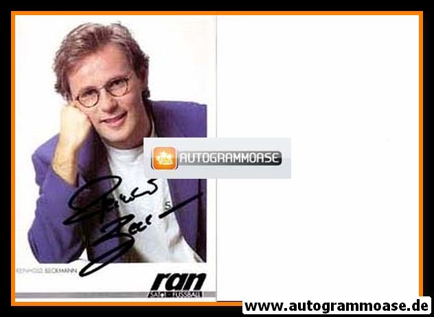 Autogramm TV | SAT1 | Reinhold BECKMANN | 1990er "Ran"