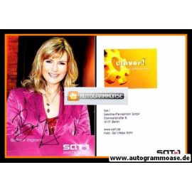 Autogramm TV | SAT1 | Barbara ELIGMANN | 2000er "Clever!"