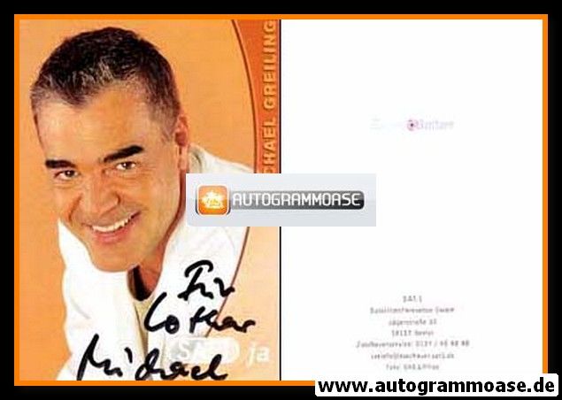 Autogramm TV | SAT1 | Michael GREILING | 2000er "Sommer Und Bolten"