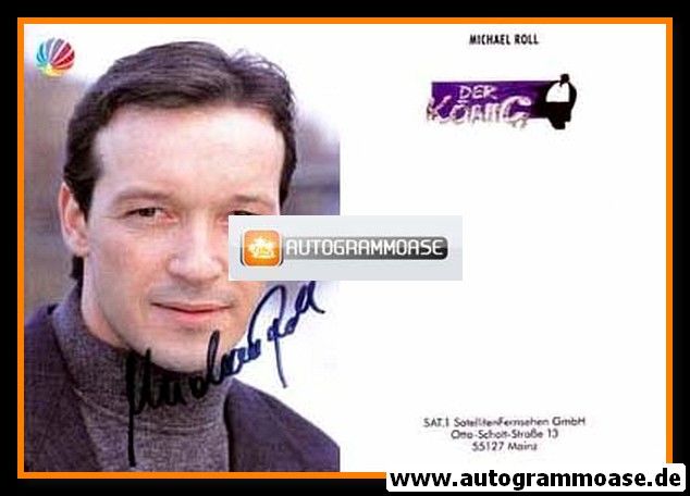 Autogramm TV | SAT1 | Michael ROLL | 2000er "Der König"
