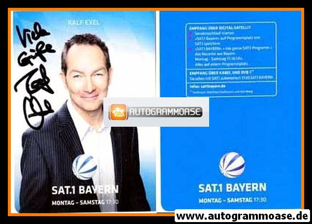 Autogramm TV | SAT1 | Ralf EXEL | 2010er "SAT1 Bayern"