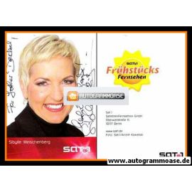 Autogramm TV | SAT1 | Sibylle WEISCHENBERG | 2000er "SAT1 Frühstücksfernsehen" (Kowalski)