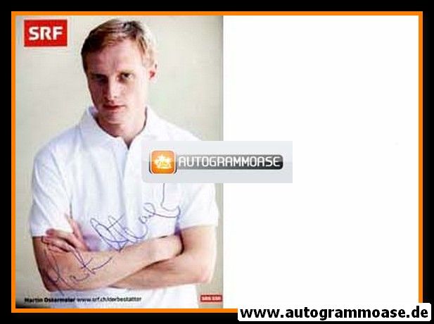 Autogramm TV | SRF | Martin OSTERMEIER | 2000er Foto (Portrait Color)