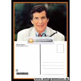 Autogramm TV | SR | Werner ZIMMER | 1980er (Portrait Color)