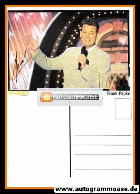 Autogramm TV | Super RTL | Frank PAPKE | 1990er (Portrait Color)