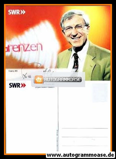 Autogramm TV | SWF | Franz ALT | 2000er (Portrait Color)