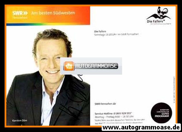 Autogramm TV | SWR | Karsten DÖRR | 2012 "Die Fallers" 