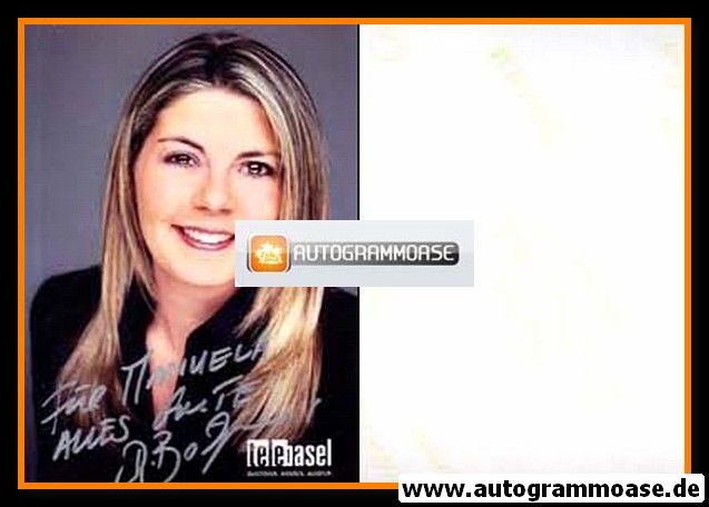 Autogramm TV | Telebasel | Diana BEVILACQUA | 2010er Foto (Portrait Color)