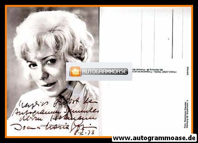 Autogramm Schauspieler | Joana Marie GORVIN | 1970er (Portrait SW Rüdel)