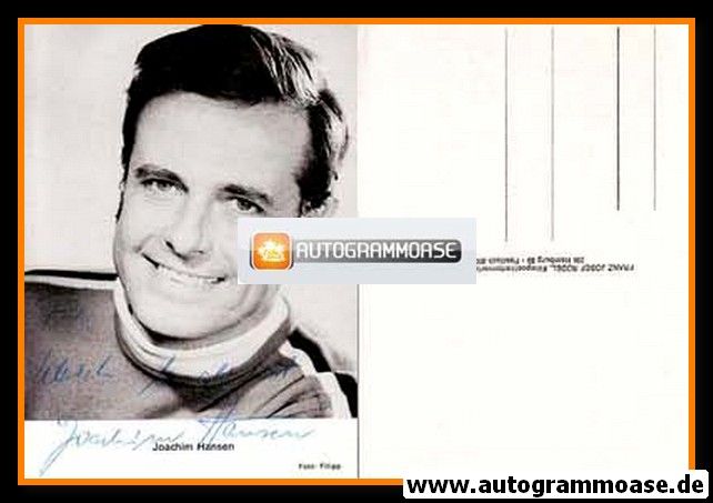Autogramm Schauspieler | Joachim HANSEN | 1970er (Portrait SW Rüdel)