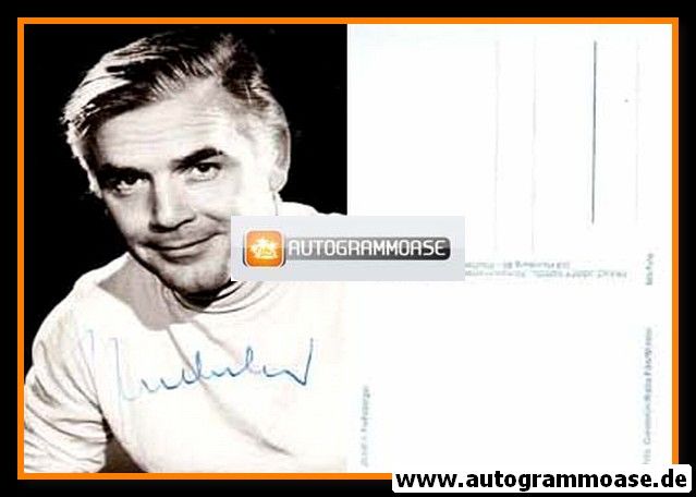 Autogramm Schauspieler | Joachim FUCHSBERGER | 1970er (Portrait SW Rüdel)
