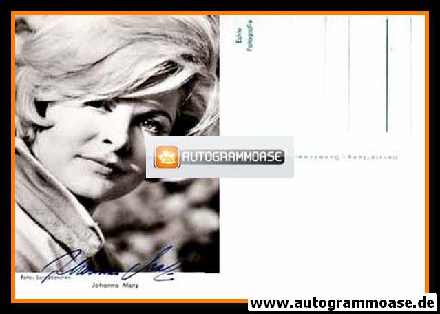 Autogramm Schauspieler | Johanna MATZ | 1970er (Portrait SW Graphima)