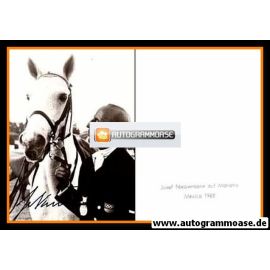 Autogramm Reiten | Josef NECKERMANN | 1968 (Portrait SW Mariano) OS-Gold