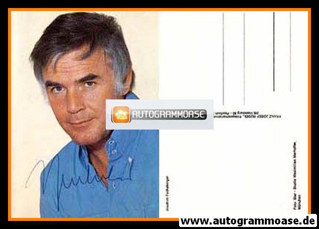 Autogramm Schauspieler | Joachim FUCHSBERGER | 1970er (Portrait Color Rüdel)