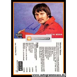 Autogramm Schlager | Martin MANN | 1971 "Live Im Studio" (Portrait Color Decca) 2