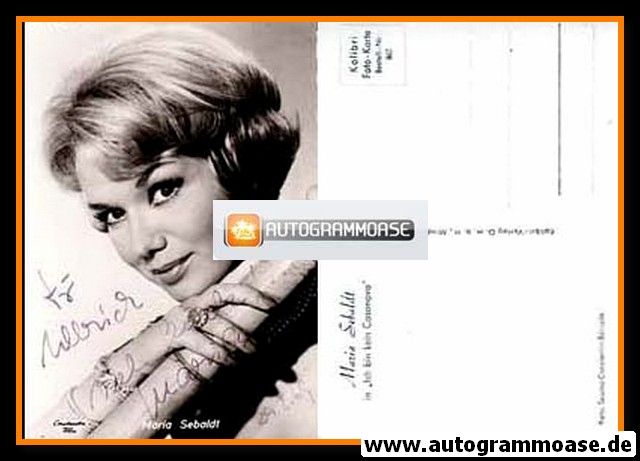 Autogramm Film | Maria SEBALDT | 1959 "Ich Bin Kein Casanova" (Portrait SW Kolibri 862)