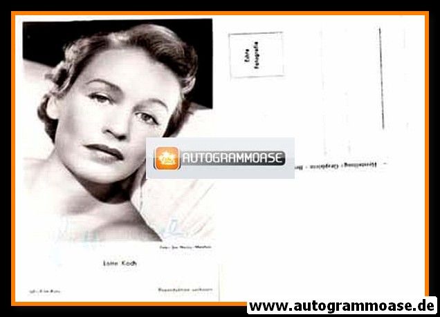 Autogramm Schauspieler | Lotte KOCH | 1940er (Portrait SW UFA)