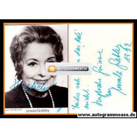 Autogramm Schauspieler | Ursula GRABLEY | 1970er (Portrait SW)