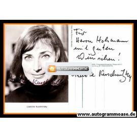 Autogramm Schauspieler | Liselotte KUSCHNITZKY | 1970er (Portrait SW Rüdel)