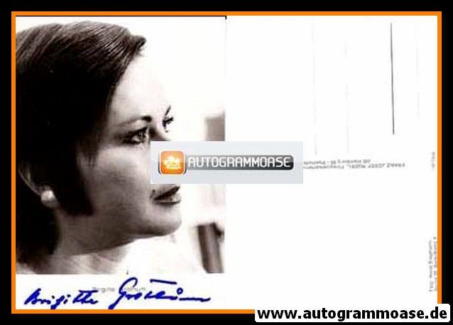 Autogramm Schauspieler | Brigitte GROTHUM | 1970er (Portrait SW Rüdel)