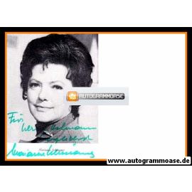 Autogramm Schauspieler | Marianne SCHÖNAUER | 1970er (Portrait SW Clausen)