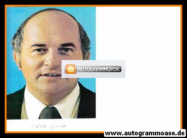 Autogramm Politik | CDU | Rainer BARZEL | 1970er (Portrait Color)