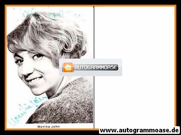 Autogramm Schauspieler | Monika JOHN | 1970er (Portrait SW)