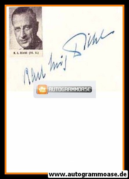Autograph Schauspieler | Karl Ludwig DIEHL