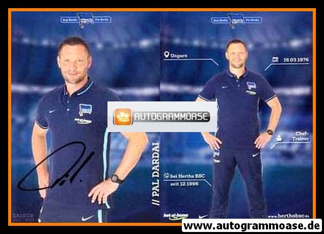 Autogramm Fussball | Hertha BSC Berlin | 2015 | Pal DARDAI