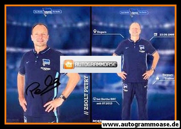 Autogramm Fussball | Hertha BSC Berlin | 2015 | Zsolt PETRY