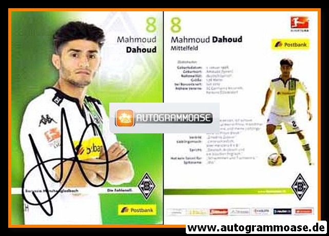 Autogramm Fussball | Borussia Mönchengladbach | 2015 | Mahmoud DAHOUD